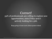 Correct! | Passive Talent Quiz