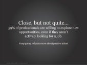 Close, But Not Quite | Passive Tale...