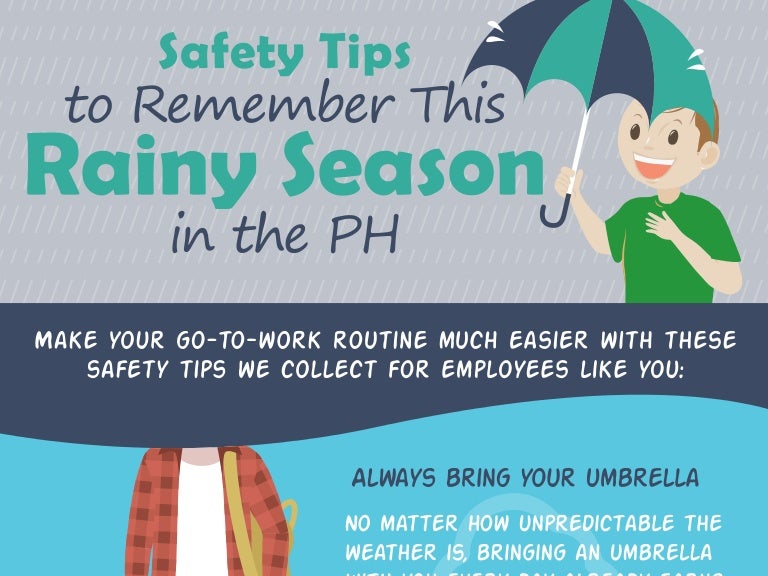 Safety Tips to Remember This Rainy Season in the PH [Infographic]