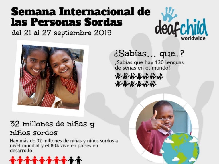 Semana internacional de las personas sordas
