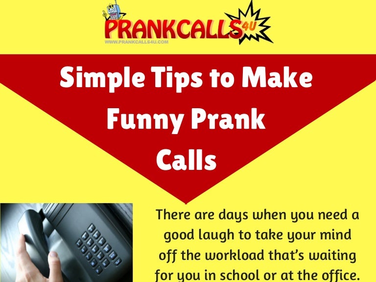 Ideas to make a Funny Prank Call