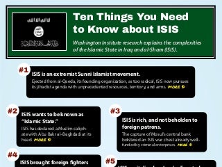 10 Things You Need to Know About ISIS