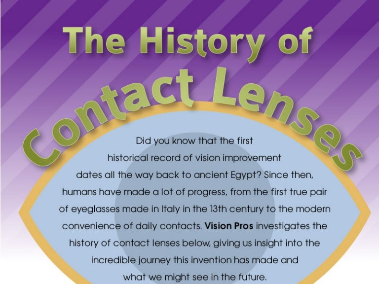 The History of Contact Lenses