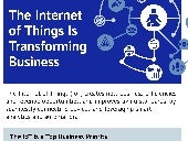 The Internet of Things is Transform...