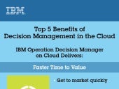 Top 5 benefits of decision manageme...