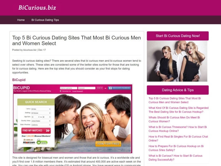 curious bis online dating