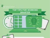 Top Tips For Working Smarter