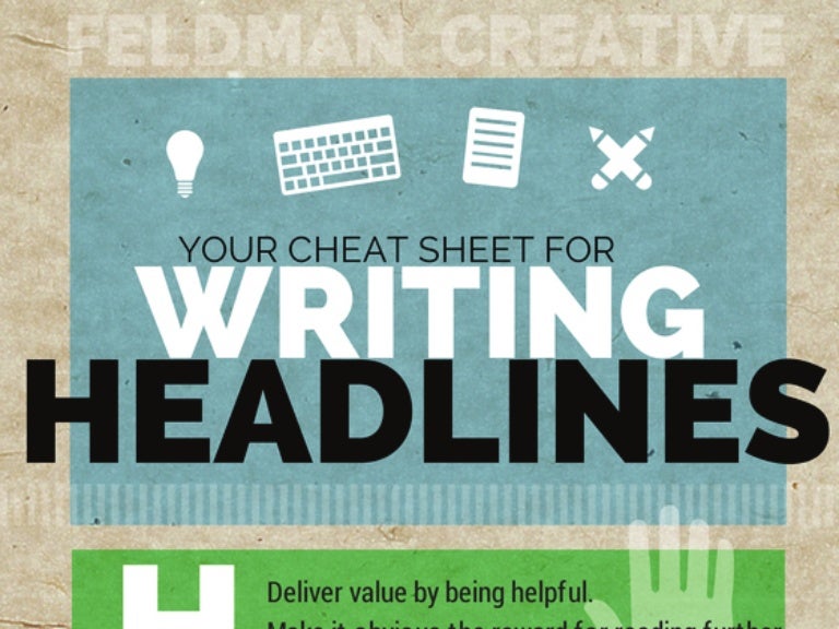 Writing Headlines infographic