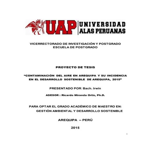 0.  proyecto de tesis contaminación del aire dr. miranda