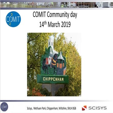 COMIT Community Day Spring 2019 - Main Slides