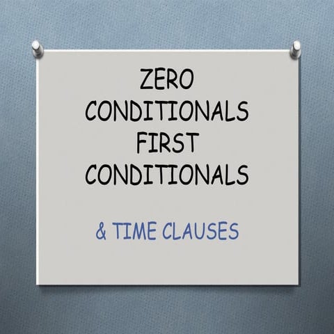 0 1 conditionals | PPT