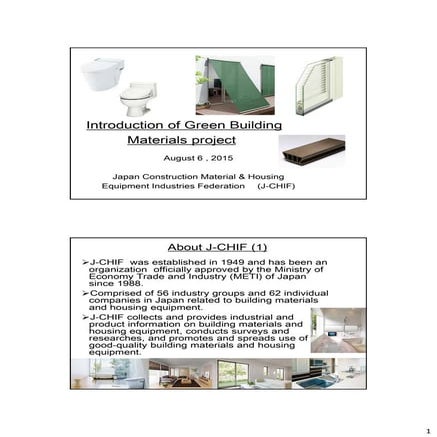 GREEN BUILDING MATERIALS | PDF