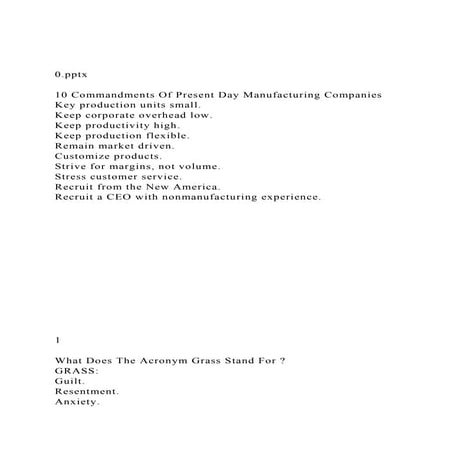 0.pptx10 Commandments Of Present Day Manufacturing Companies.docx