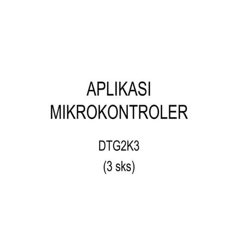 0.3   arsitektur mikrokontroler