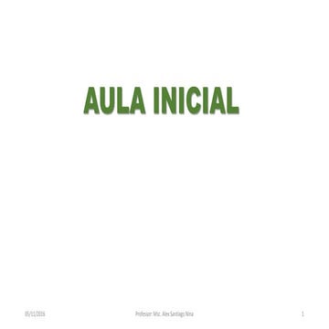 0   aula inicial
