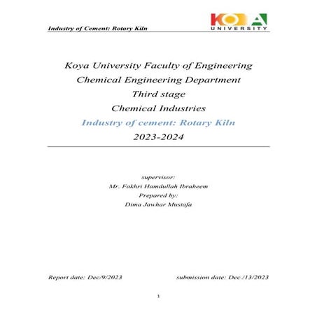 chemical industries cement industry rotary Kiln.2023.pdf