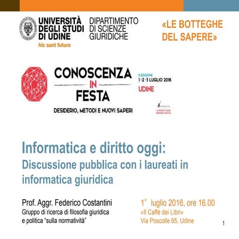 Conoscenza in Festa 2016