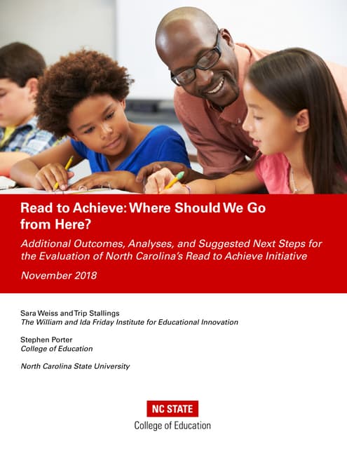 Read to Achieve Report Addendum