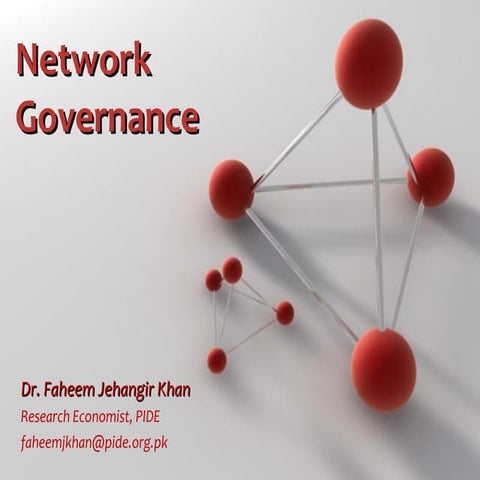 Network Governance (Course Outline) 