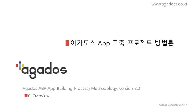 Agados ABP(Application Building Process) Overview 