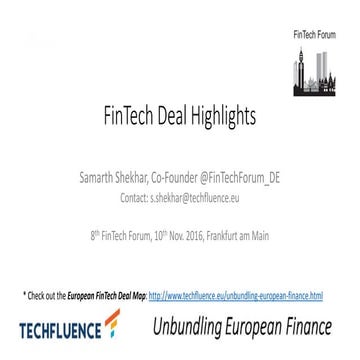 FinTech Deal Highlights