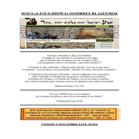  iesus (j-esus-ihowa) nombres blasfemos 