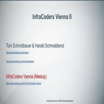 InfraCoders Vienna II