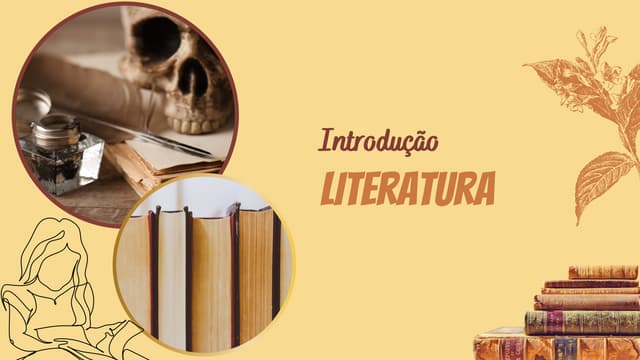 Slide introdução à literatura | PPT