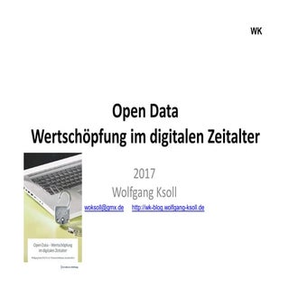Open Data - Wertschöpfung im digita...