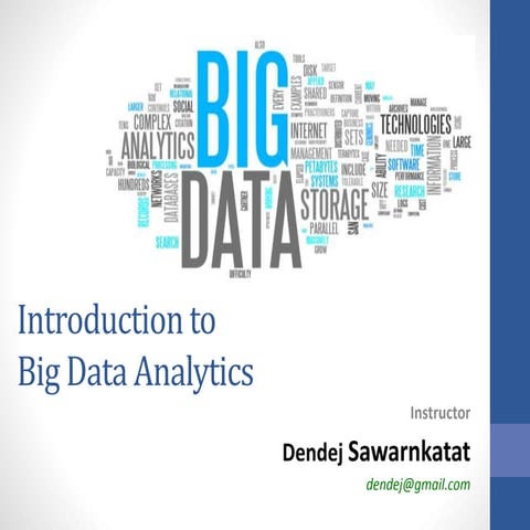 000 introduction to big data analytics 2021 | PPT
