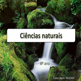 Programa de ciências naturais 8º ano