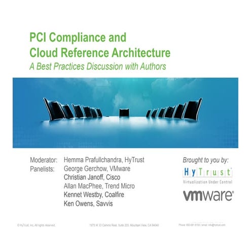 PCI Compliance and Cloud Reference Architecture