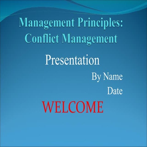 Conflict PowerPoint PPT Content Modern Sample | PPT