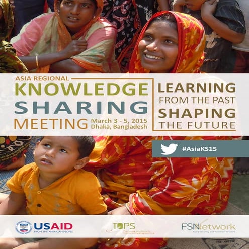 Asia Regional Knowledge Sharing Meeting - Program Book | PDF