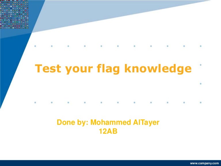 Test your flag knowledge