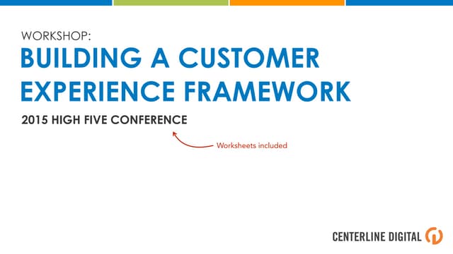 How to Build a Customer Experience Framework