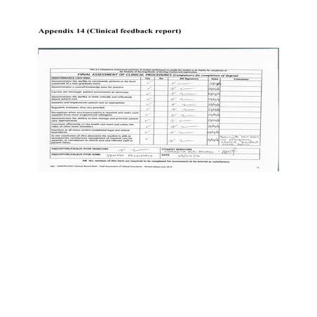 Appendix 14 (Clinical feedback report) | PDF