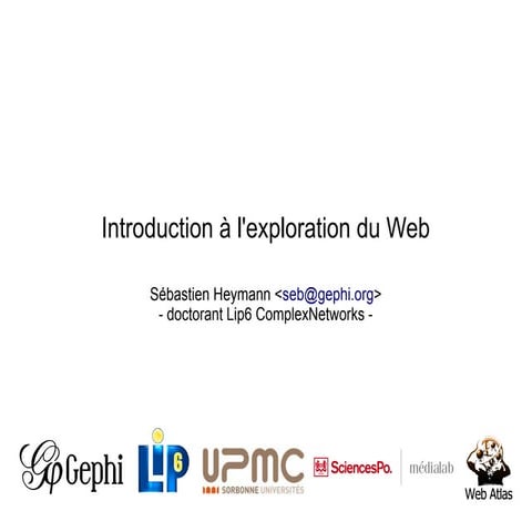 Introduction à l'exploration du Web