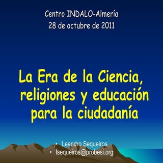 la era de la ciencia religiones y e...