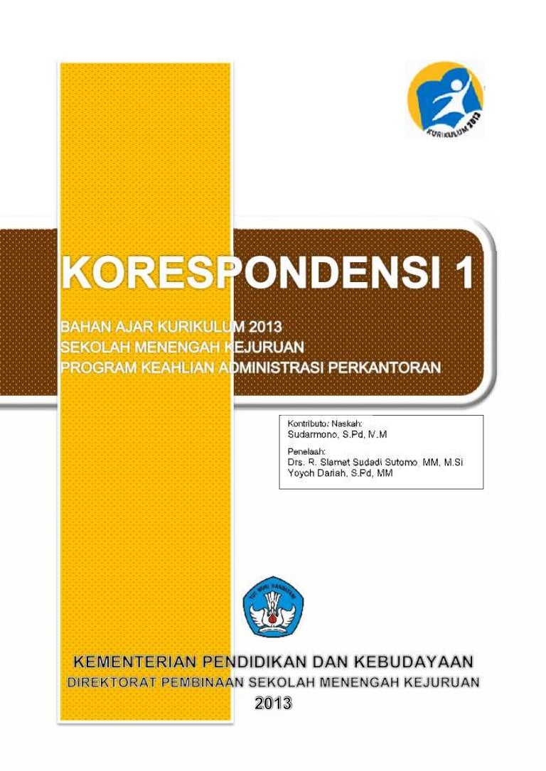 001 Korenspondensi 1 Sudarmono 1