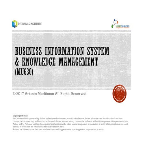 [MU-630] 001. Information System In Business