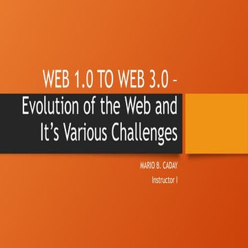 001-introduction of the Evolution of Web Technologies