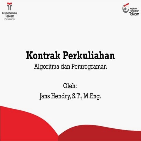 Comprehensive Course Contract and Introduction to Algorithms and ...