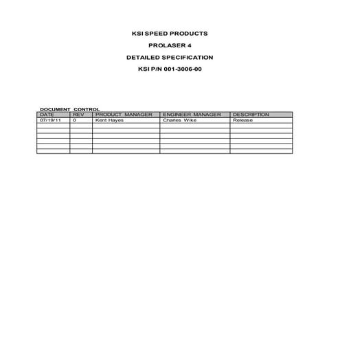 001 3006-00 pro-laser 4 technical description