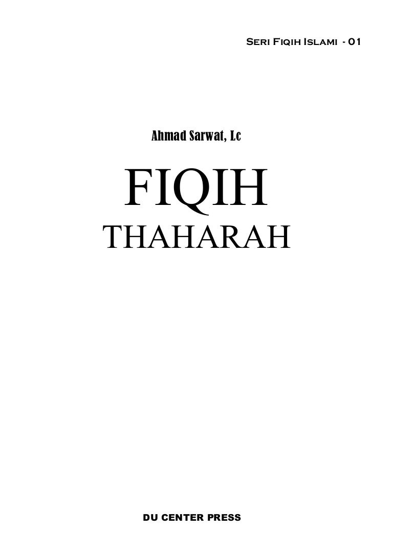 001 Fiqih Thaharah