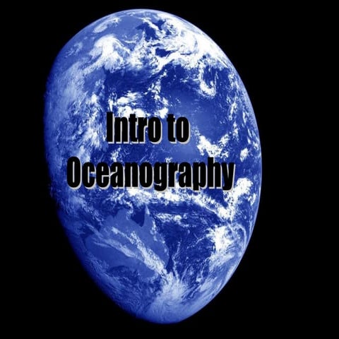 intro to oceanography cool