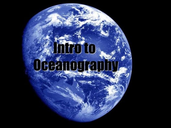 Oceanography | PPT