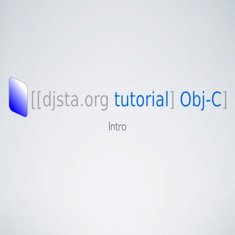 [Objective-C] - Introduzione