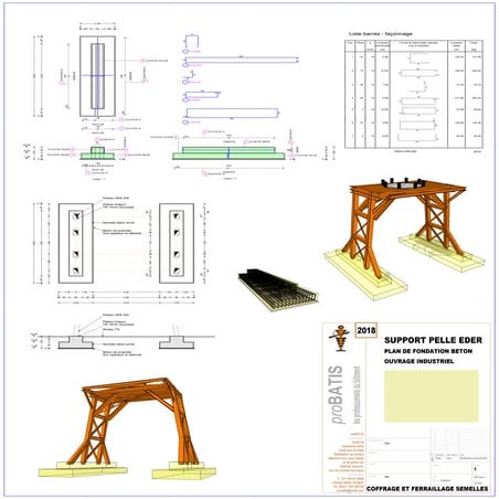001   plan de fondation beton