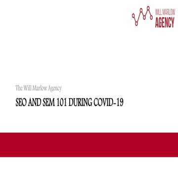 Episode 1: SEO & SEM During COVID-19